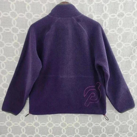 Peloton Mock Neck Fleece Pullover Zip Up Women's Sweatshirt M - Picture 2 of 9